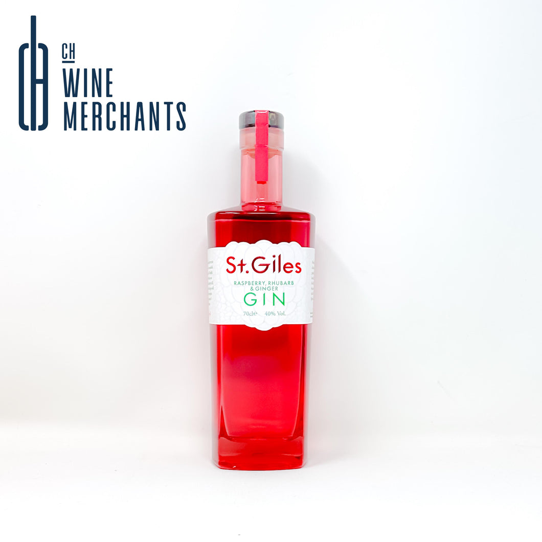 St Giles, Raspberry, Rhubarb & Ginger Gin, 40% ABV, 70cl